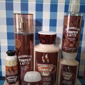 Bath & Body Works Marshmallow Pumpkin Latte Collection